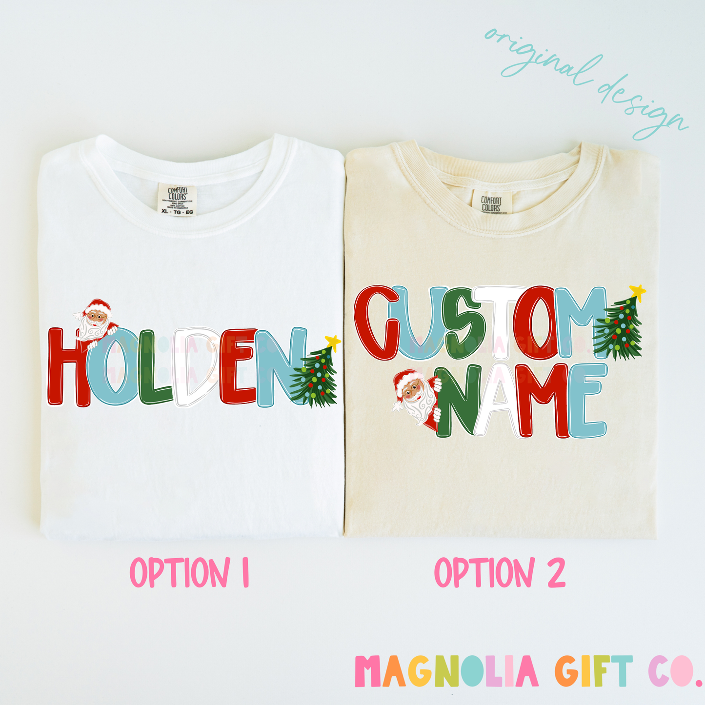 Christmas Name Tee