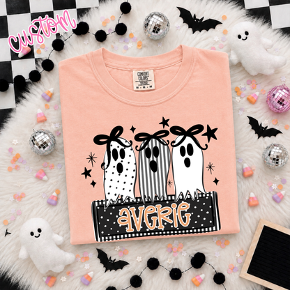Girly Ghosts Name Tee