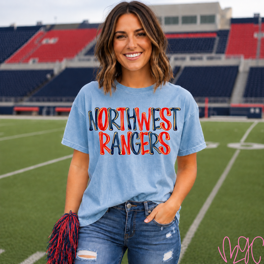 Glitter Pop Northwest Rangers Tee