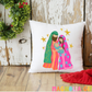 Joseph-Mary-Baby Jesus Throw Pillow
