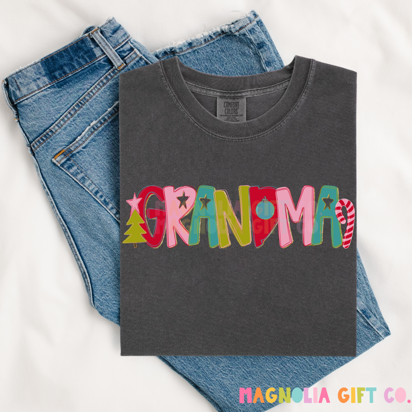 Christmas Doodle Family Title Tee