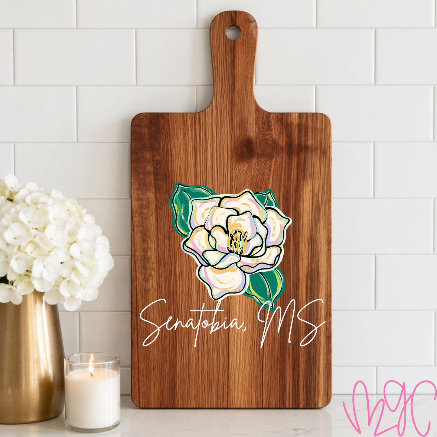 Custom City Magnolia Cutting Board
