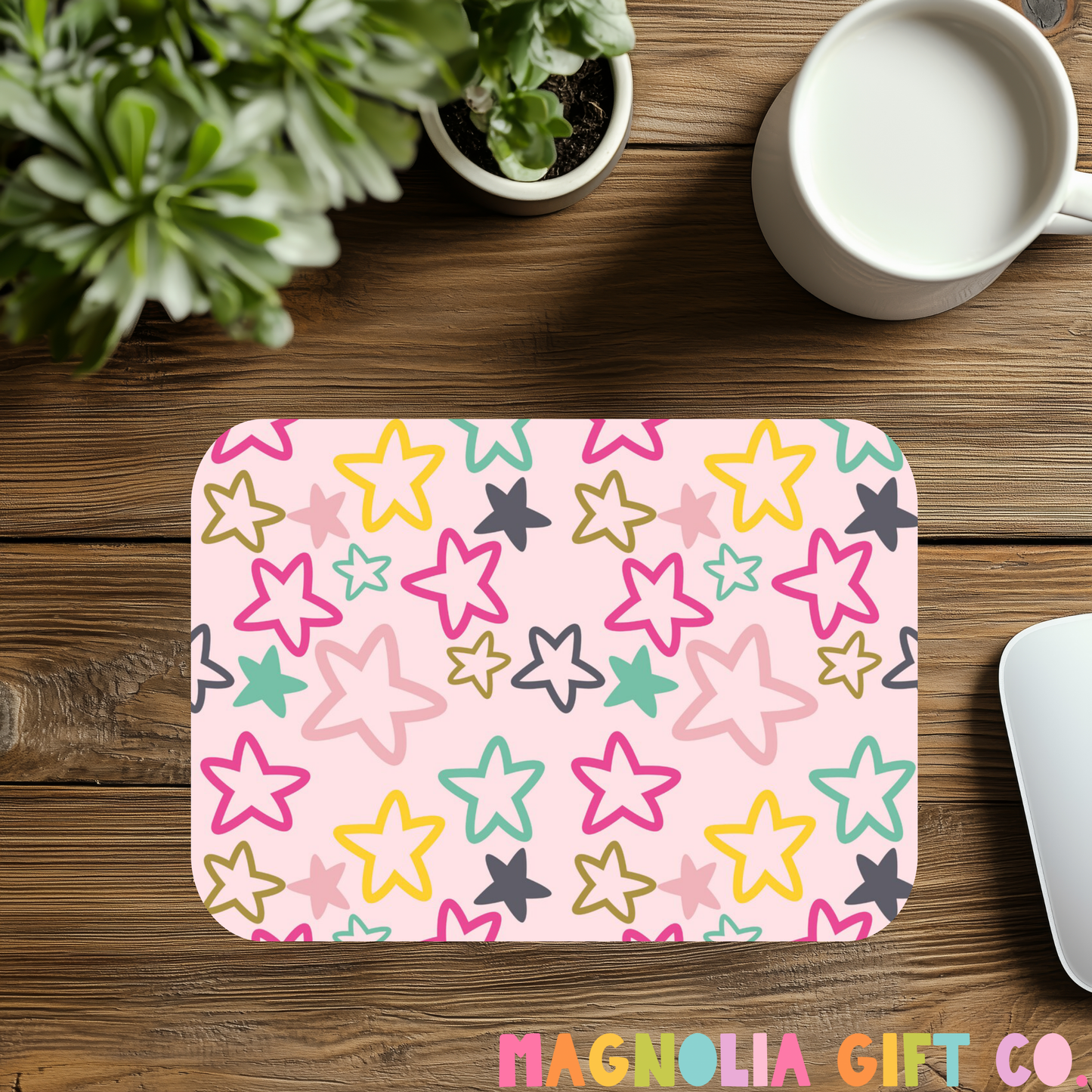 Colorful Starry Mousepad