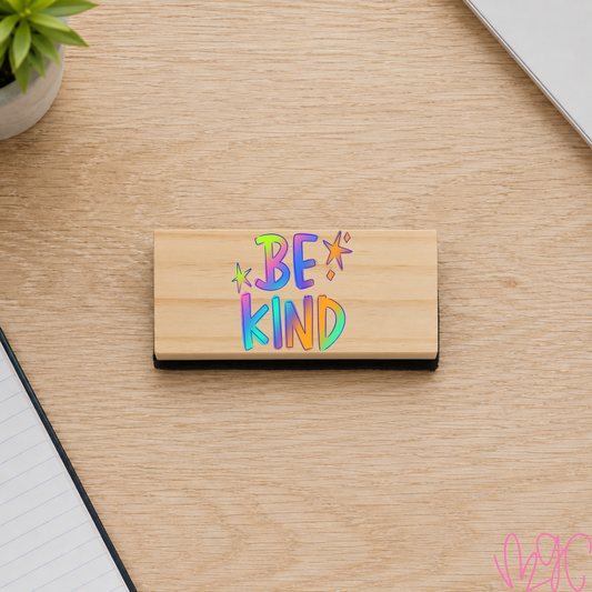 Tie Dye Be Kind Eraser
