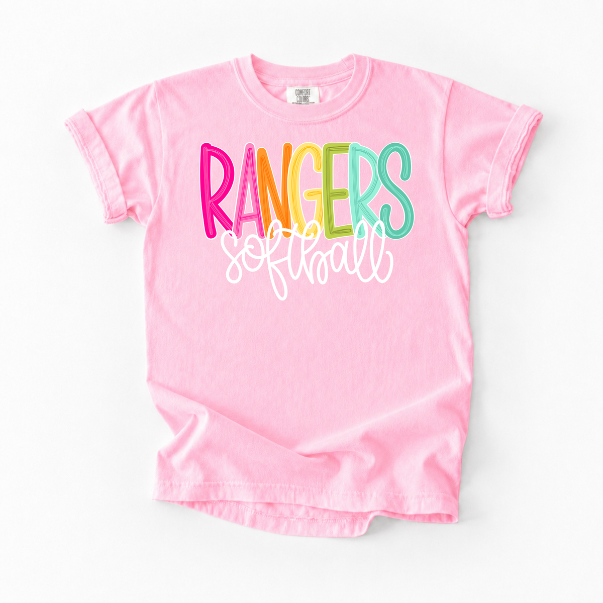 Color Pop-Rangers Softball Tee
