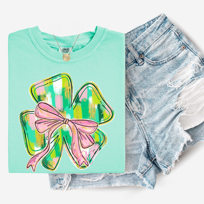 Clover Bow Tee