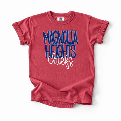 Bubble Magnolia Heights Chiefs (Navy) Tee