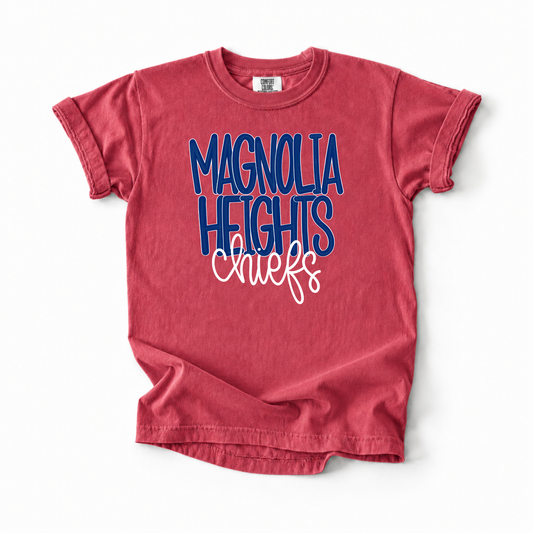Bubble Magnolia Heights Chiefs (Navy) Tee