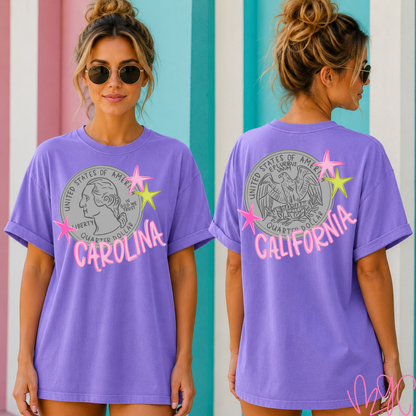 Heads Carolina-Tails California Tee