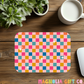 Retro Checkered Mousepad
