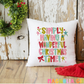 Wonderful Christmas Time Throw Pillow