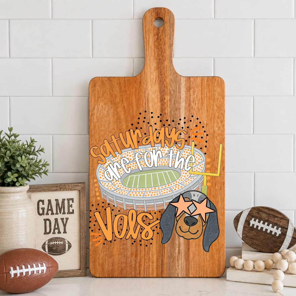 Saturdays Are For The Vols Cutting Board