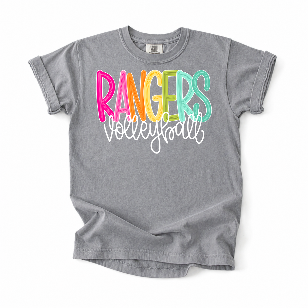 Color Pop-Rangers Volleyball Tee