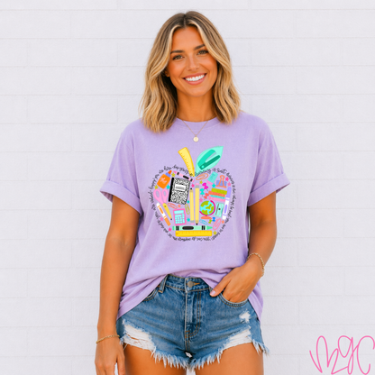 Apple Doodles Tee