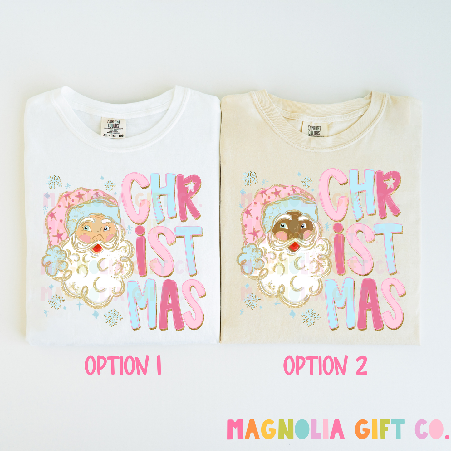 Pastel Santa Tee