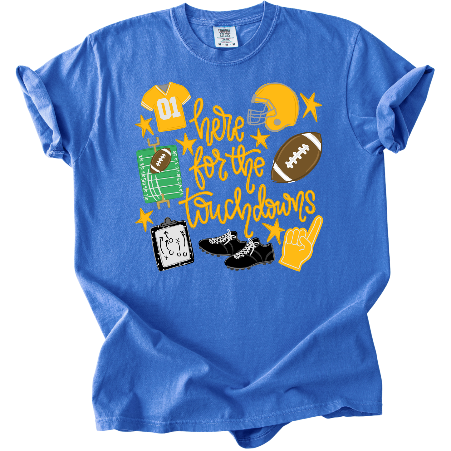 Touchdown-Yellow Tee
