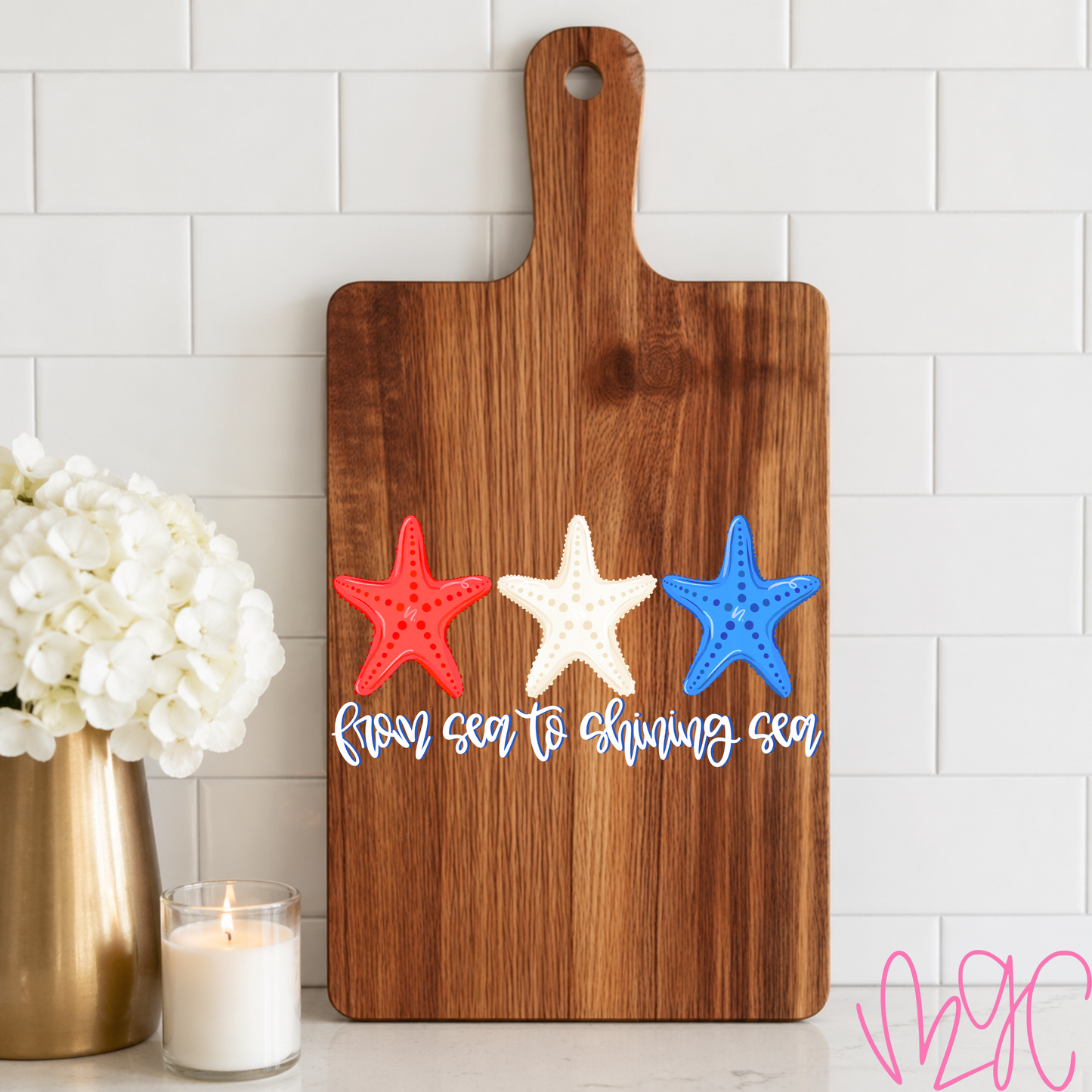 From Sea To Shining Sea Cutting Board