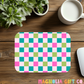 Bright Checkered Mousepad