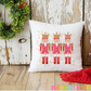Red Nutcracker Trio Throw Pillow