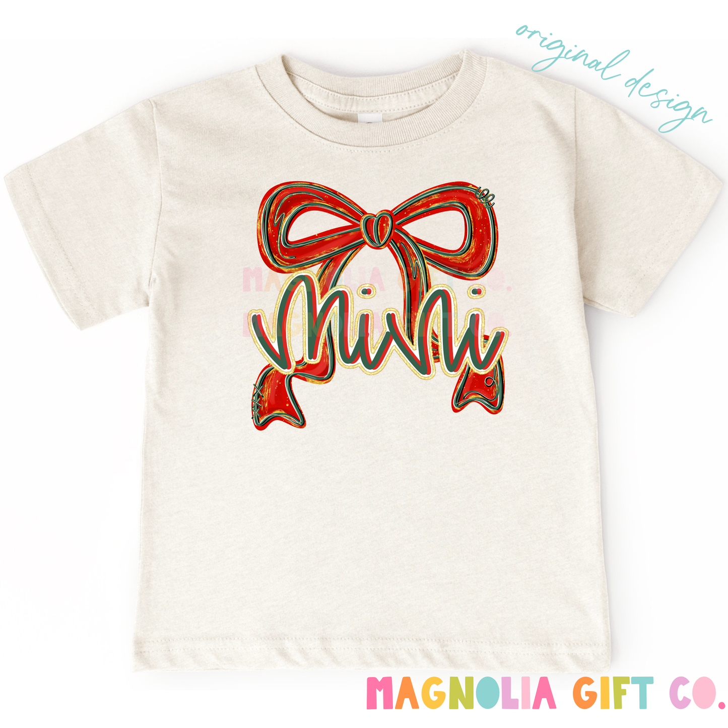 Red Bow Mini Tee