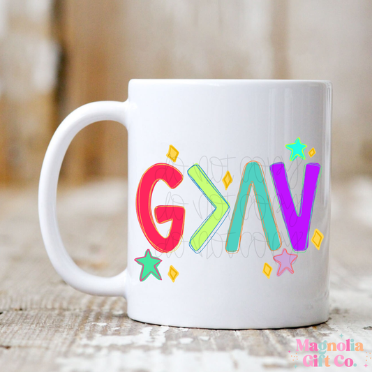 God Is Greater Coffee Mug