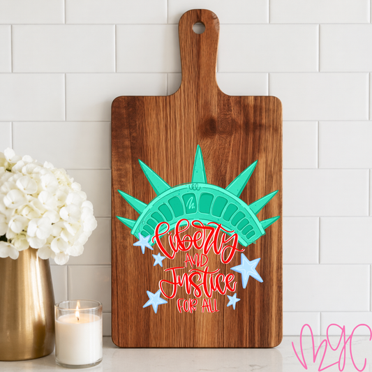 Liberty & Justice Cutting Board