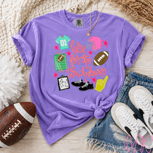 Touchdowns-Bright Tee