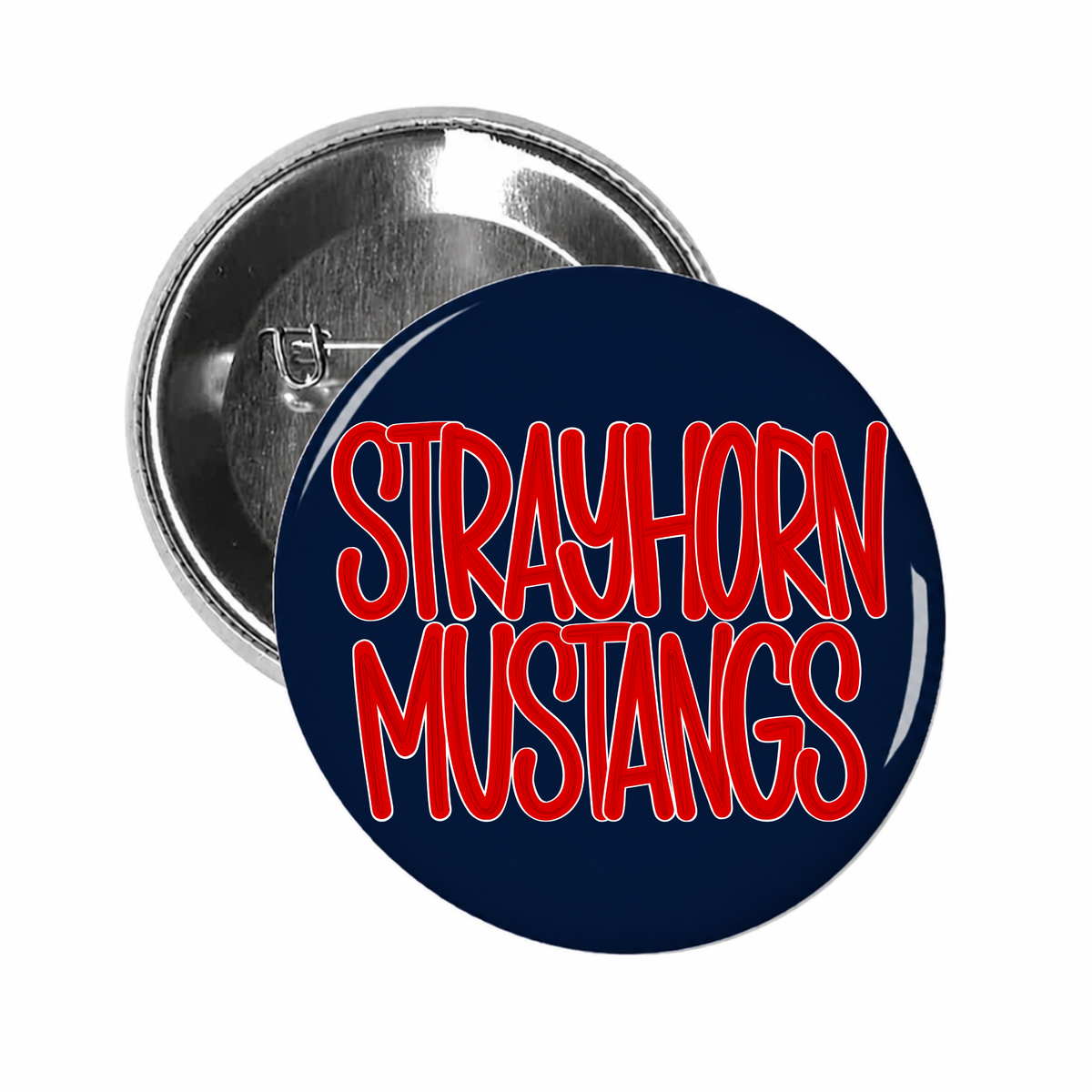 Bubble-Strayhorn Mustangs (Red)