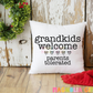 Parents Tolerated Throw Pillow