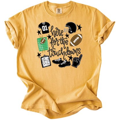 Touchdown-Black Tee