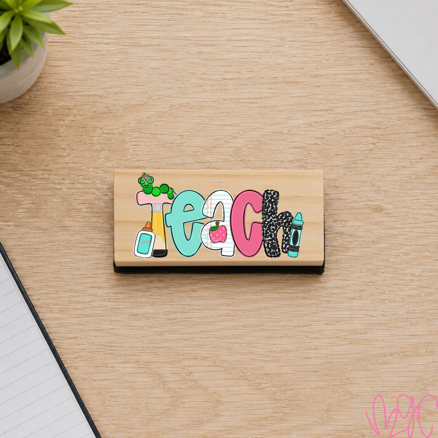 Pastel Teach Eraser