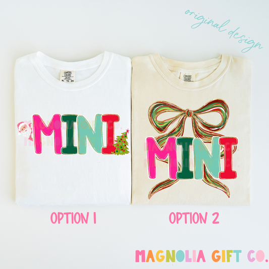 Preppy Christmas Mini Tee