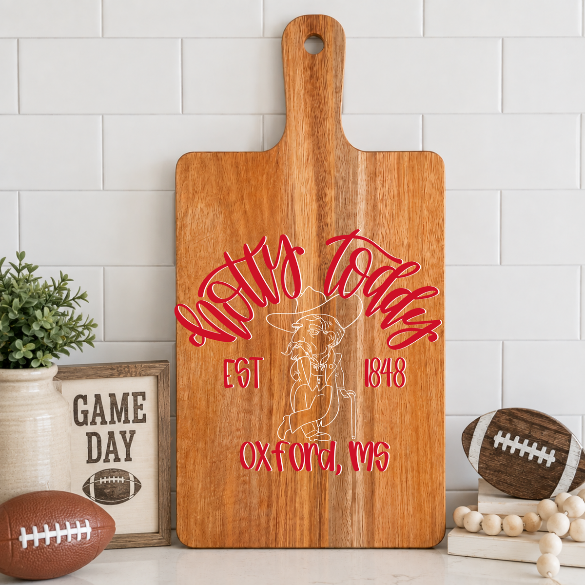 Hotty Toddy-Oxford Cutting Board