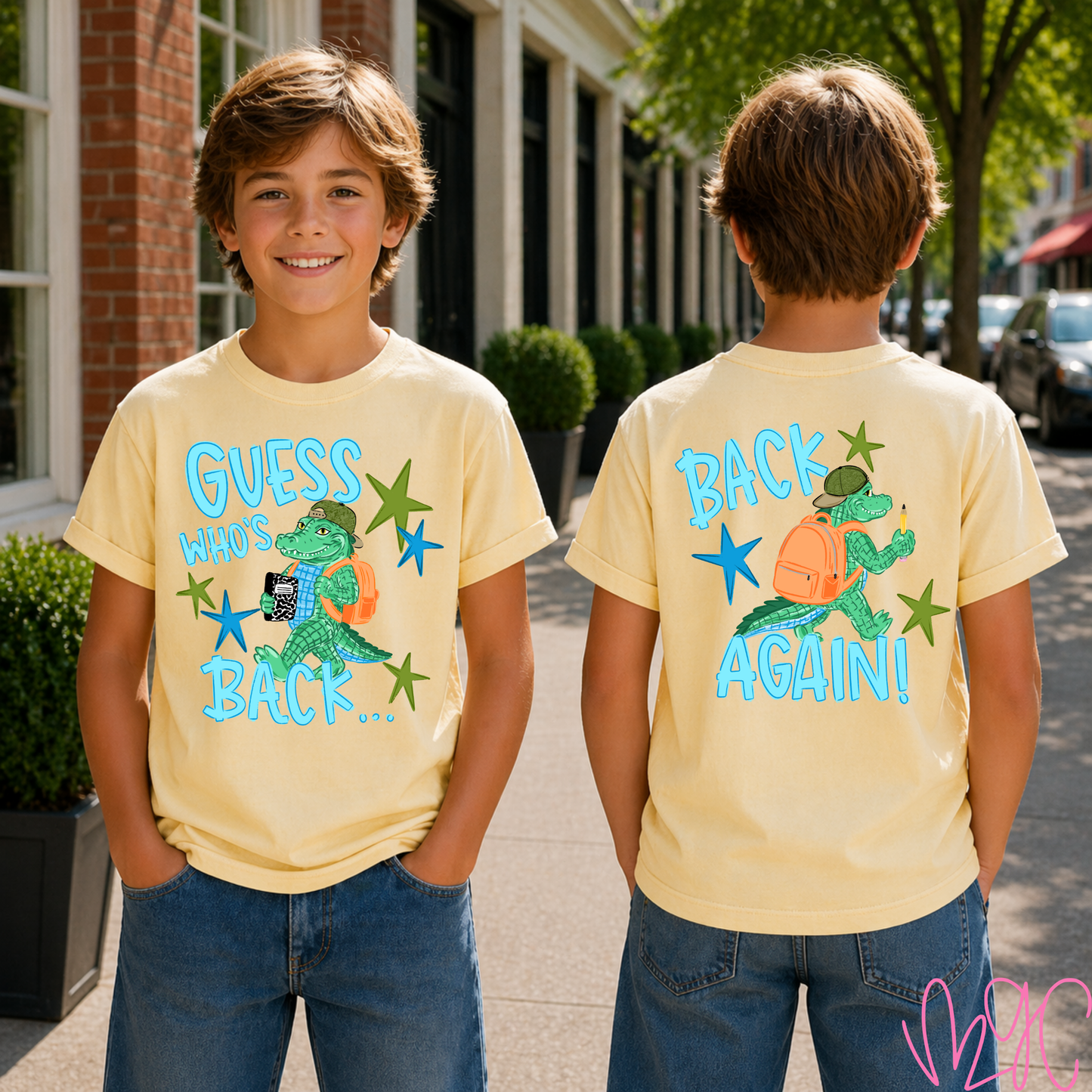 Guess Who's Back (Blue) Tee