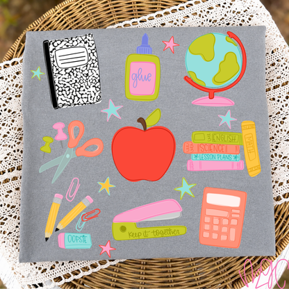 School Clip Art Tee