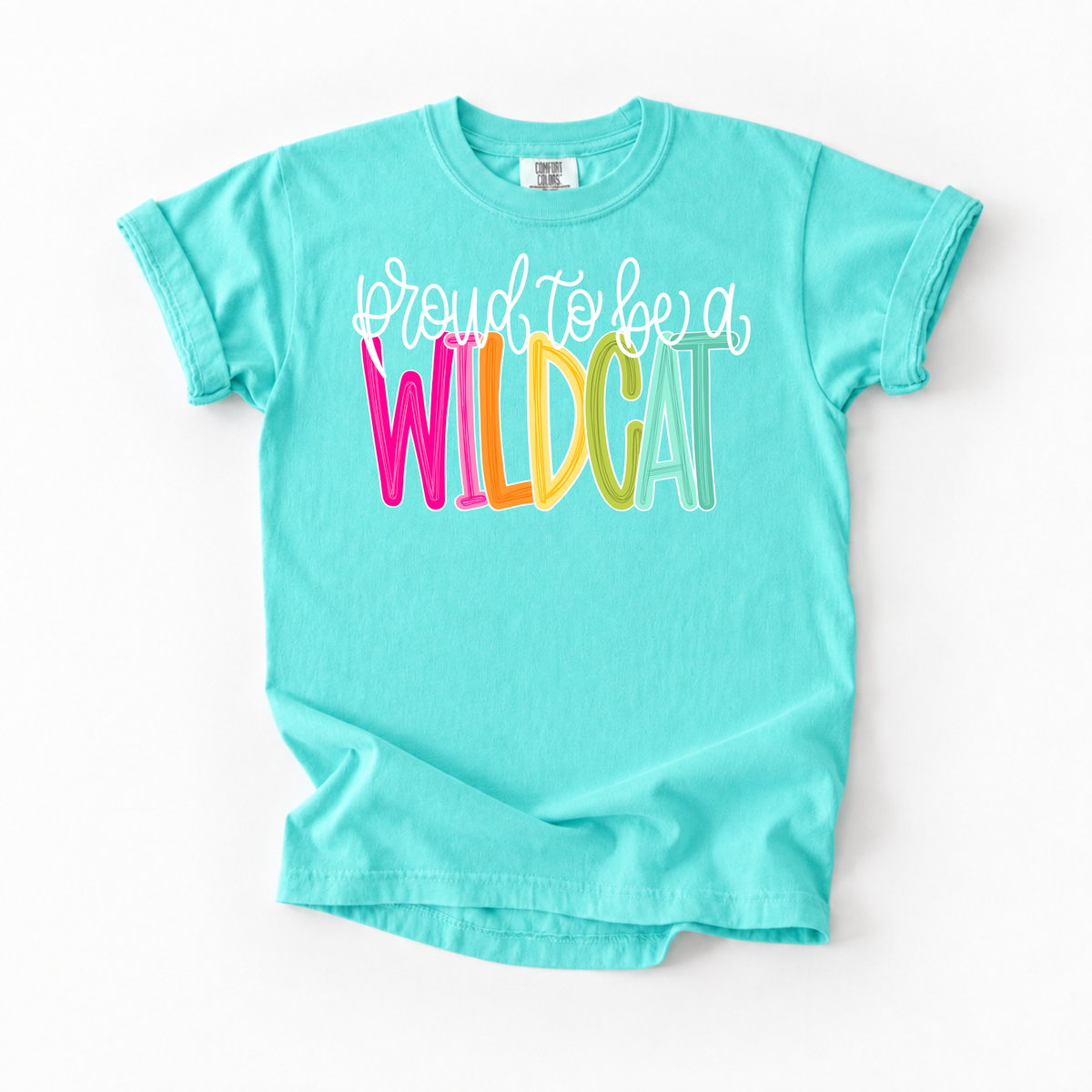 Color Pop-Proud To Be A Wildcat Tee