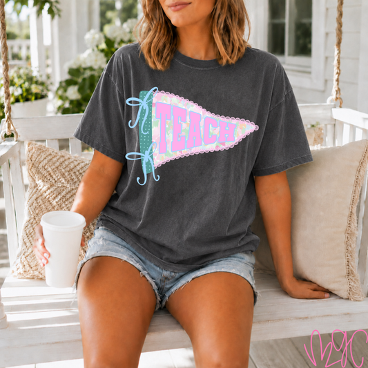 Teach Pennant Tee
