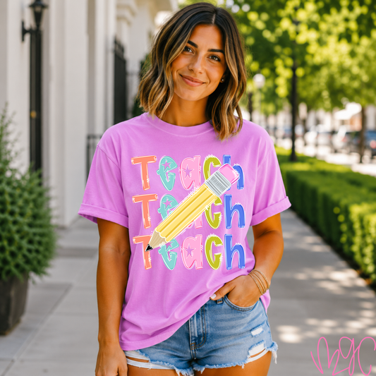 Stacked Teach Tee