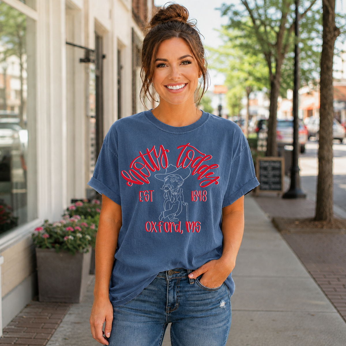 Hotty Toddy-Oxford Tee