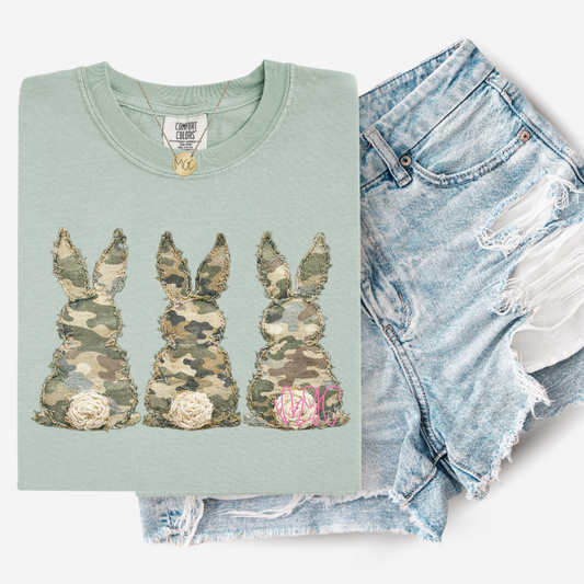 Camo Triple Bunny Tee