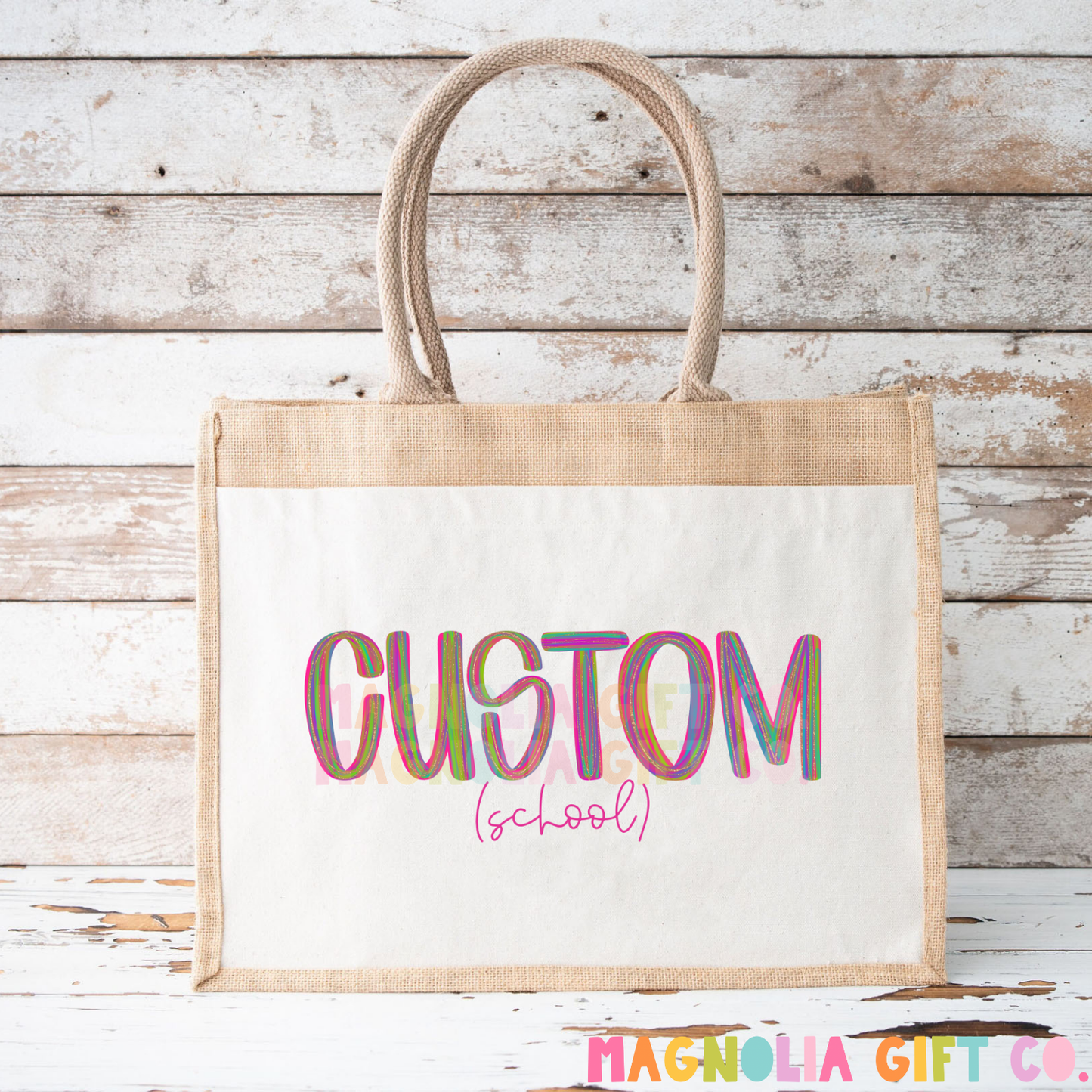 Brushed School Tote Bag