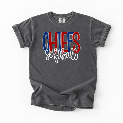 Bubble Chiefs Softball Tee
