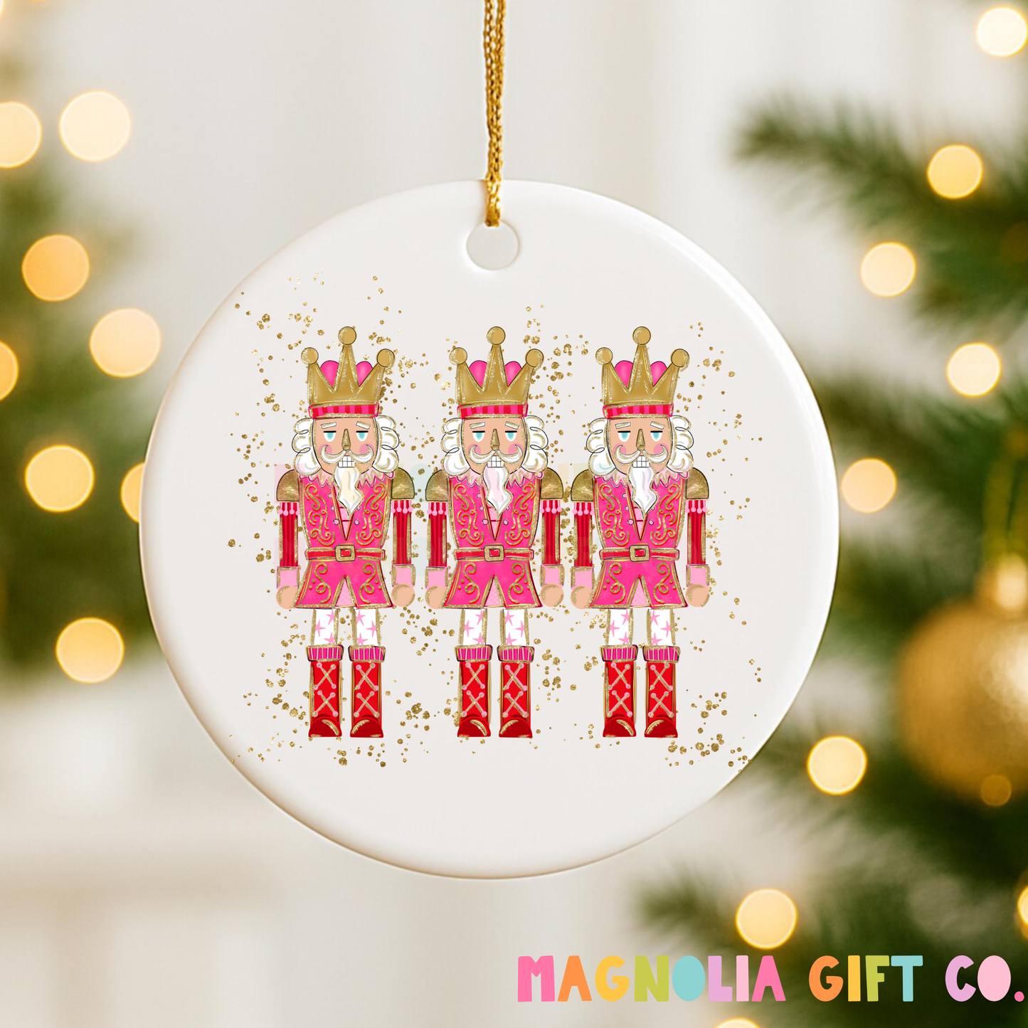 Red Nutcracker Trio Ornament