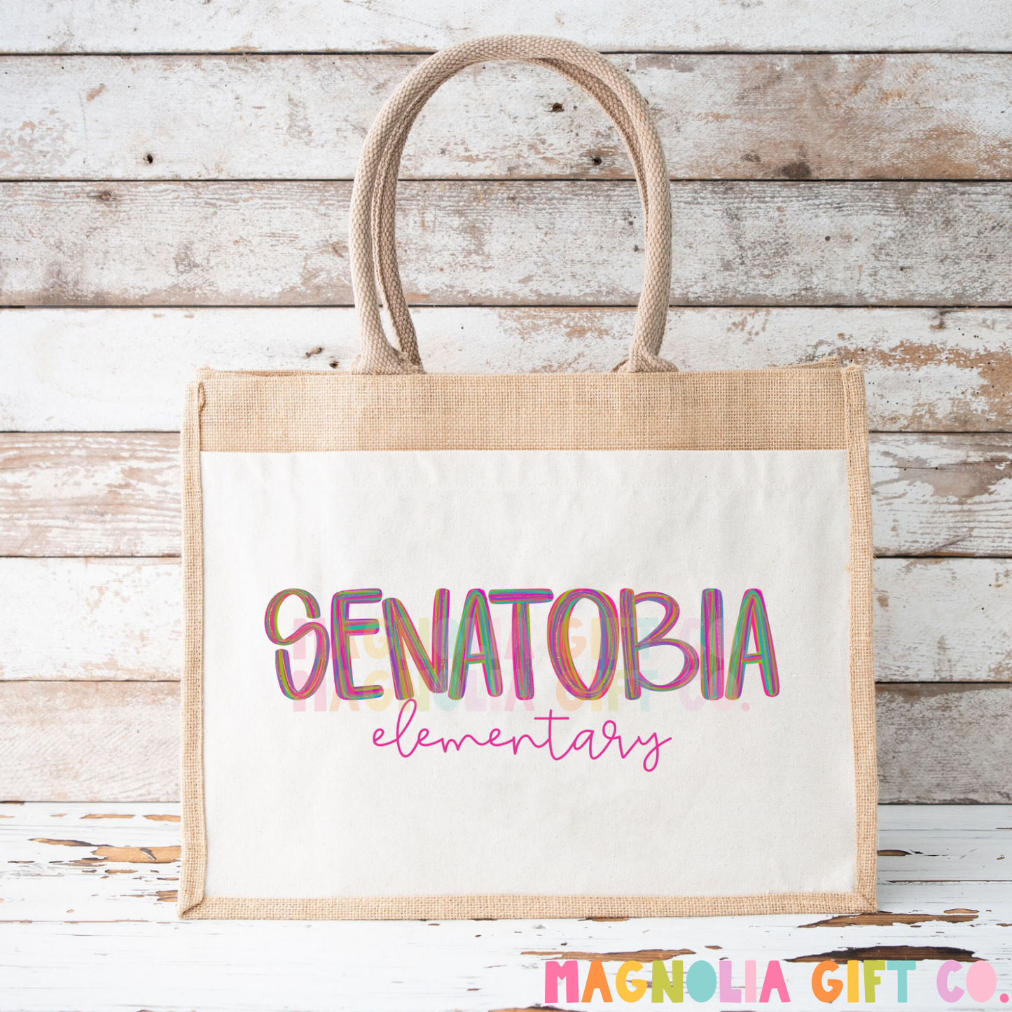 Brushed School Tote Bag