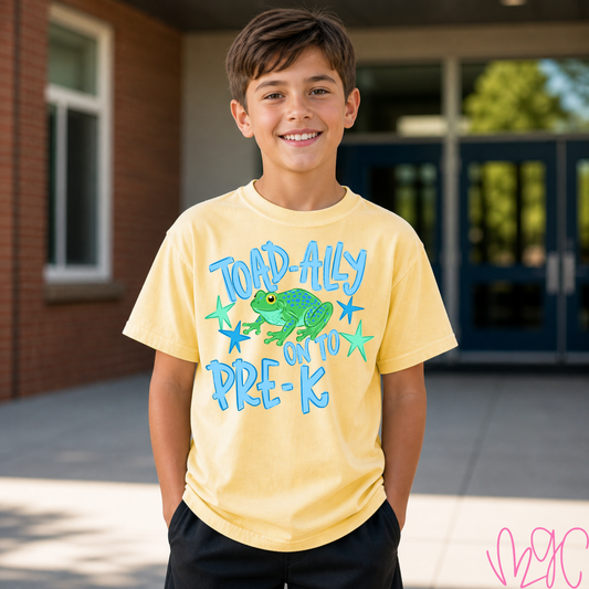 Toad-ally Grades (Blue) Tee