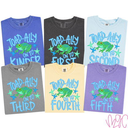 Toad-ally Grades (Blue) Tee