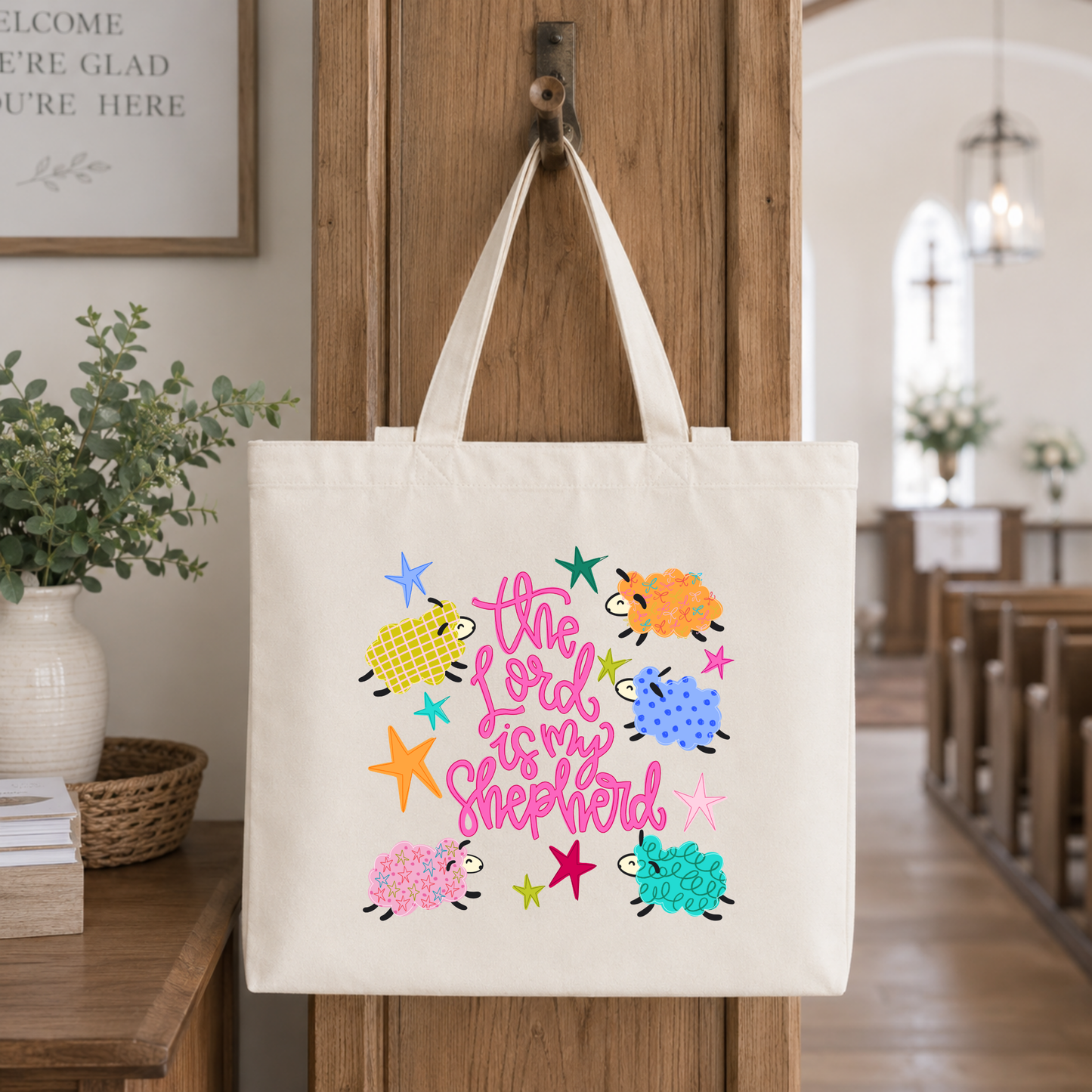 Lord Is My Shepherd Tote Bag