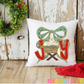 Joy Manger Throw Pillow