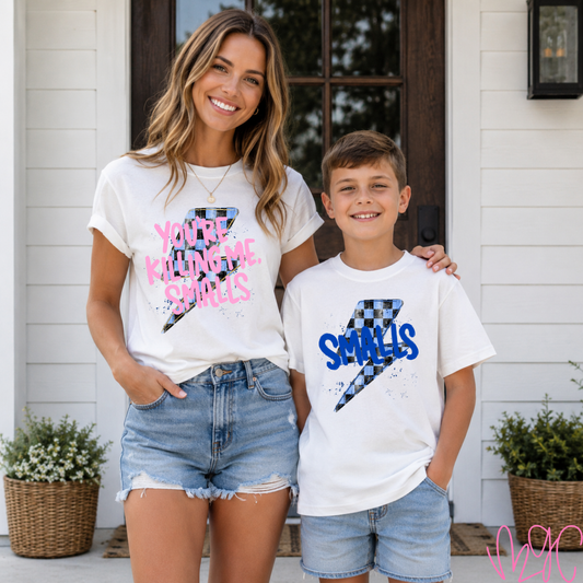 Checkered Killing Me Smalls Tee
