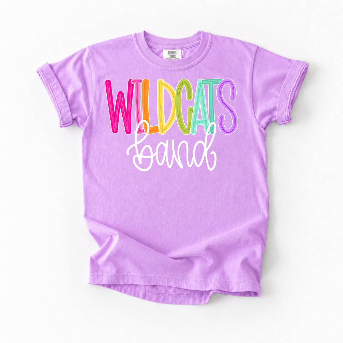 Color Pop-Wildcats Band Tee
